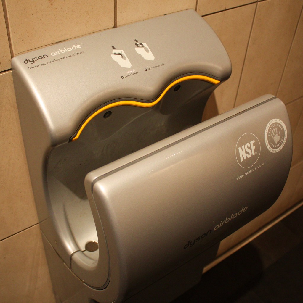 Air Dryers in Public Toilets